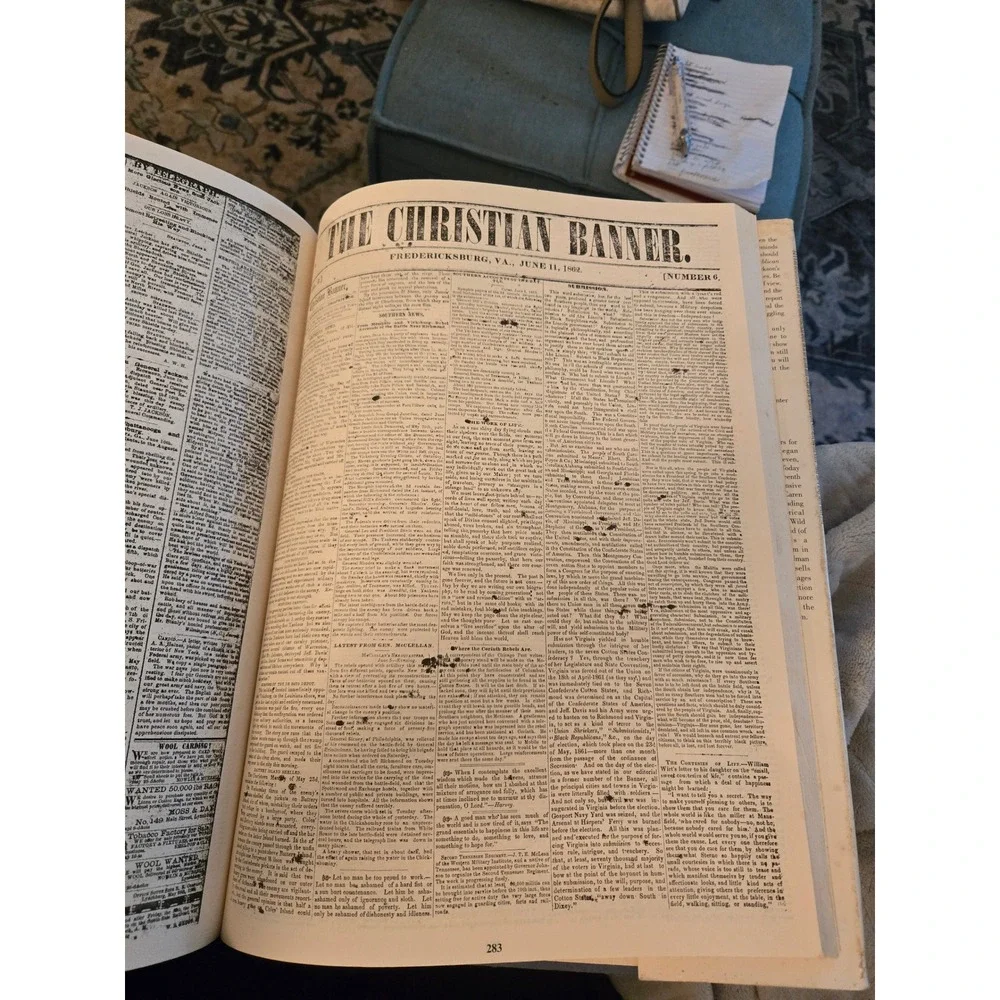 Civil War Extra Volume I Newspaper History Nat Turner to 1863 Eric Caren Book